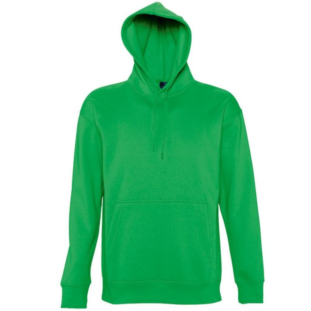 SOLS Slam Unisex Unisex  Sweatshirt / Cotton Blend Hoodie / Kelly Green
